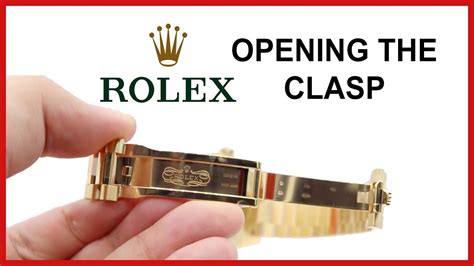 hiow to um clasp a rolex watch|how to open rolex clasp.